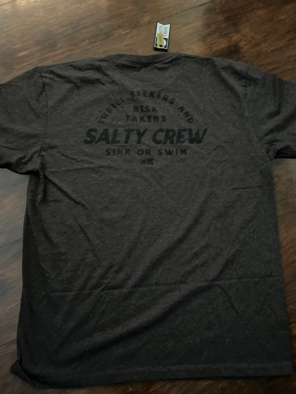 Salty Crew Charcoal Black Graphic Short-Sleeve Tee